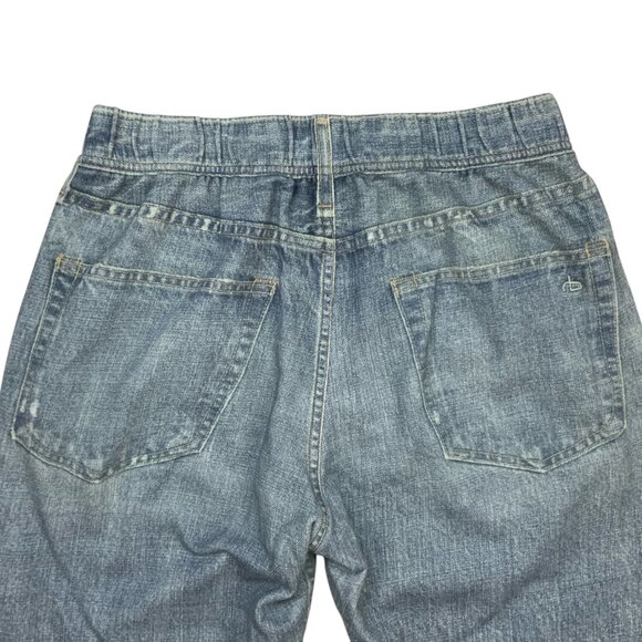 Rag And Bone Miramar Relaxed Jogger Pant S Glass Hill Blue Faux Jean - Picture 8 of 12